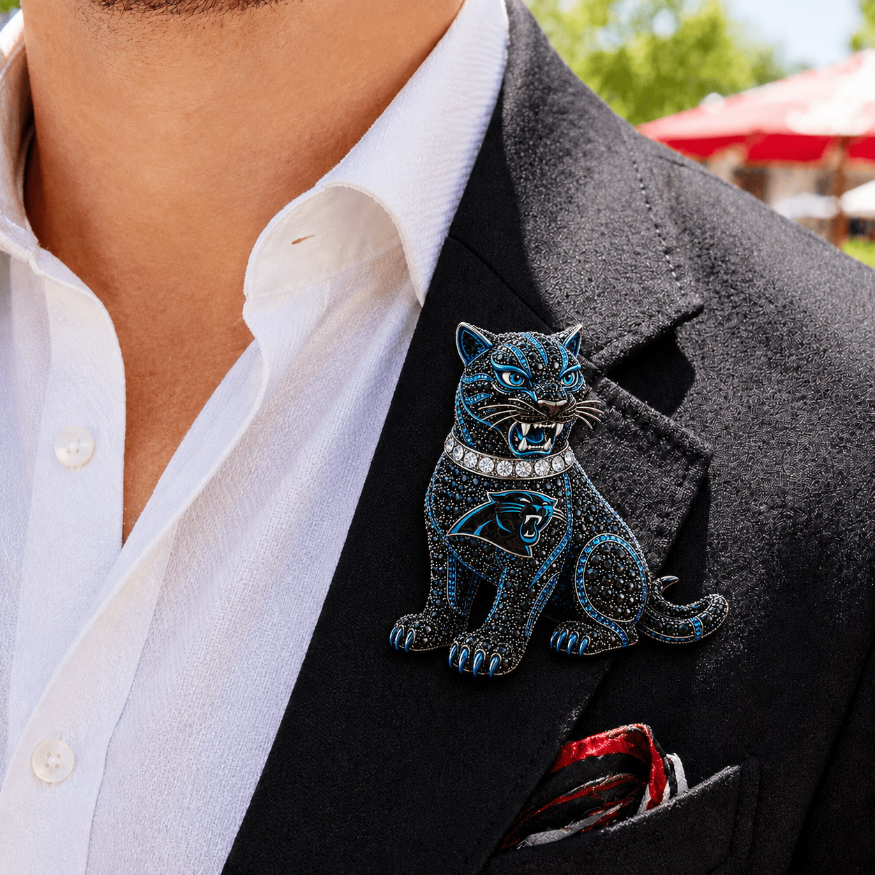 Premium NFL CP Luxury Sculptural Brooch