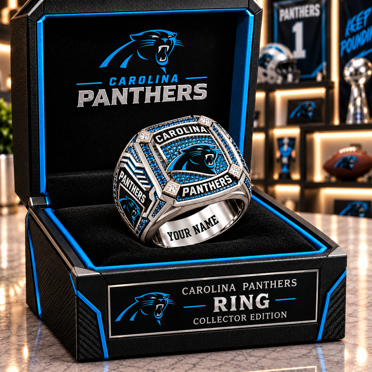 Premium NFL CP Team Spirit Collector Ring