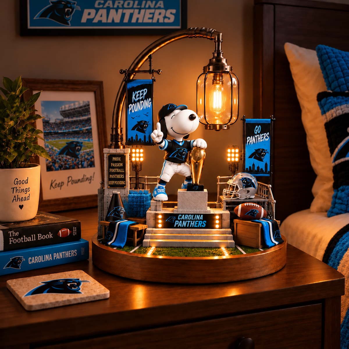 Premium NFL CP x SNP Themed Bedside Lamp