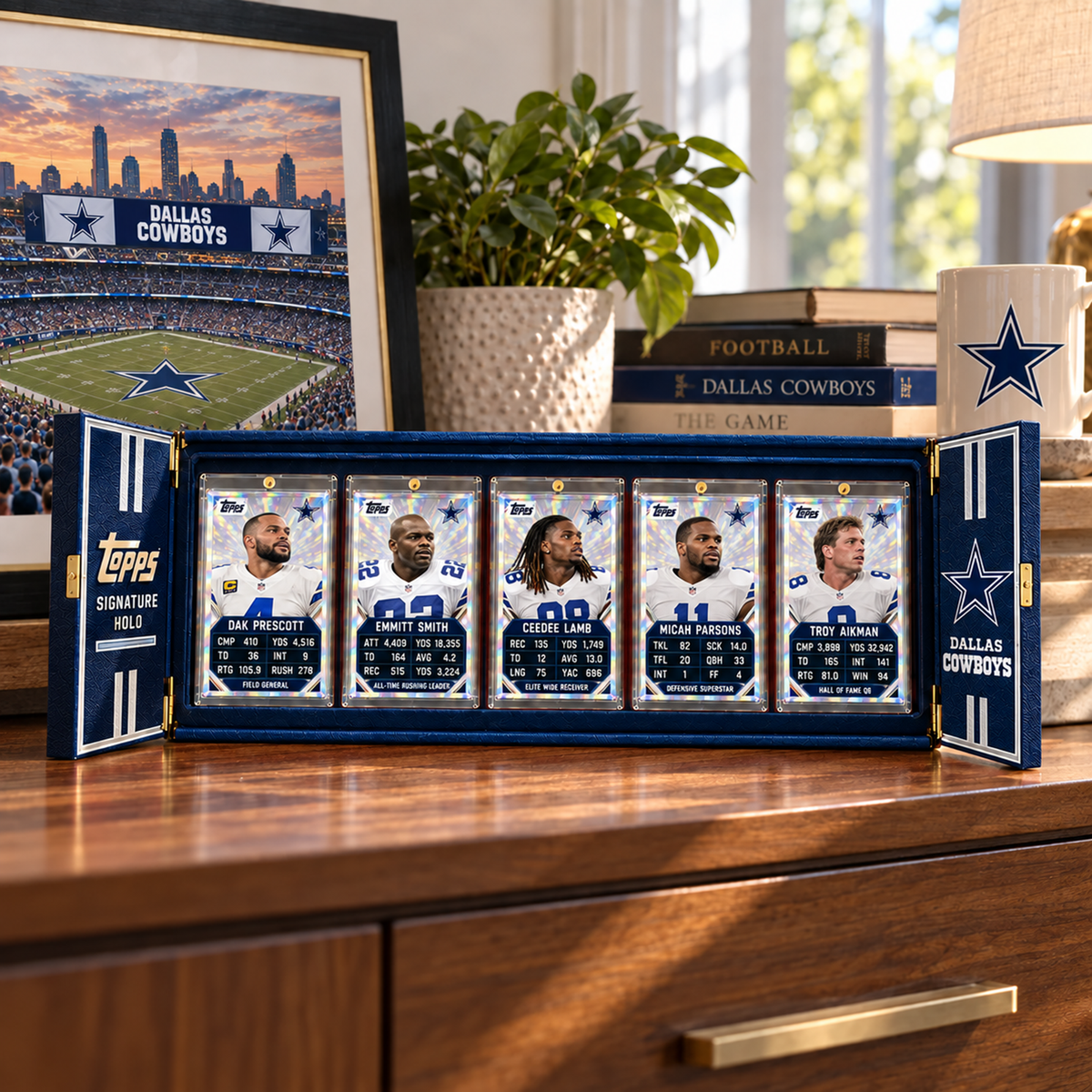Premium NFL DAL Card Collector‘s Box Set
