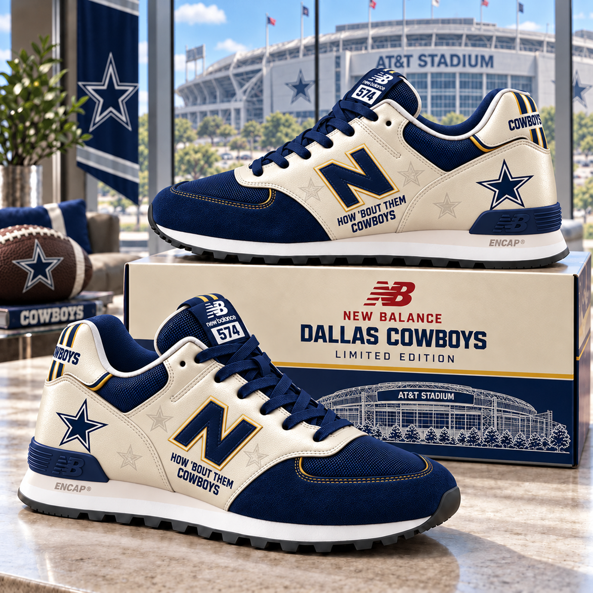Premium NFL DAL NB 574 Sneaker