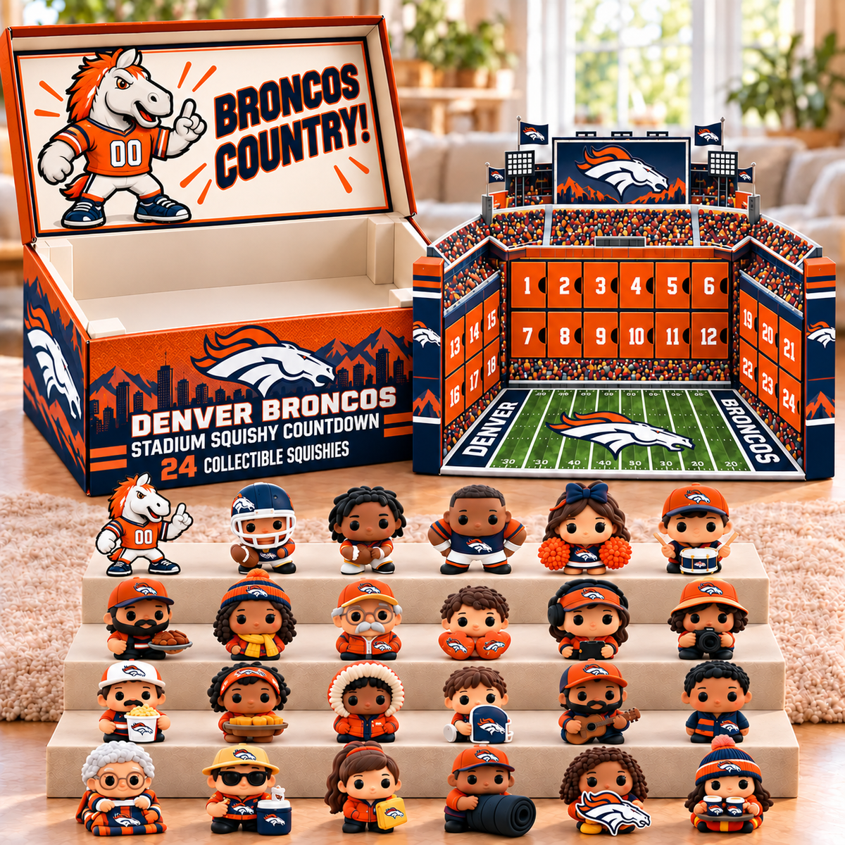 Premium NFL DB Stadium Squishy Advent Calendar V8