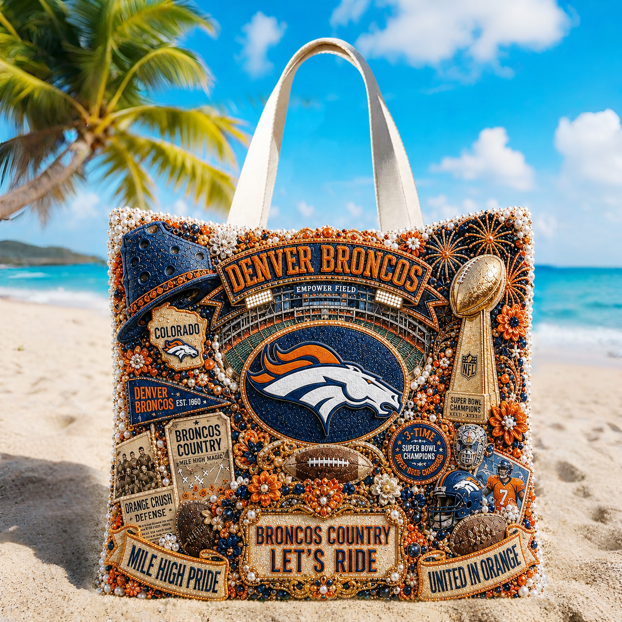 Premium NFL DB Summer Vibes Tote Bag