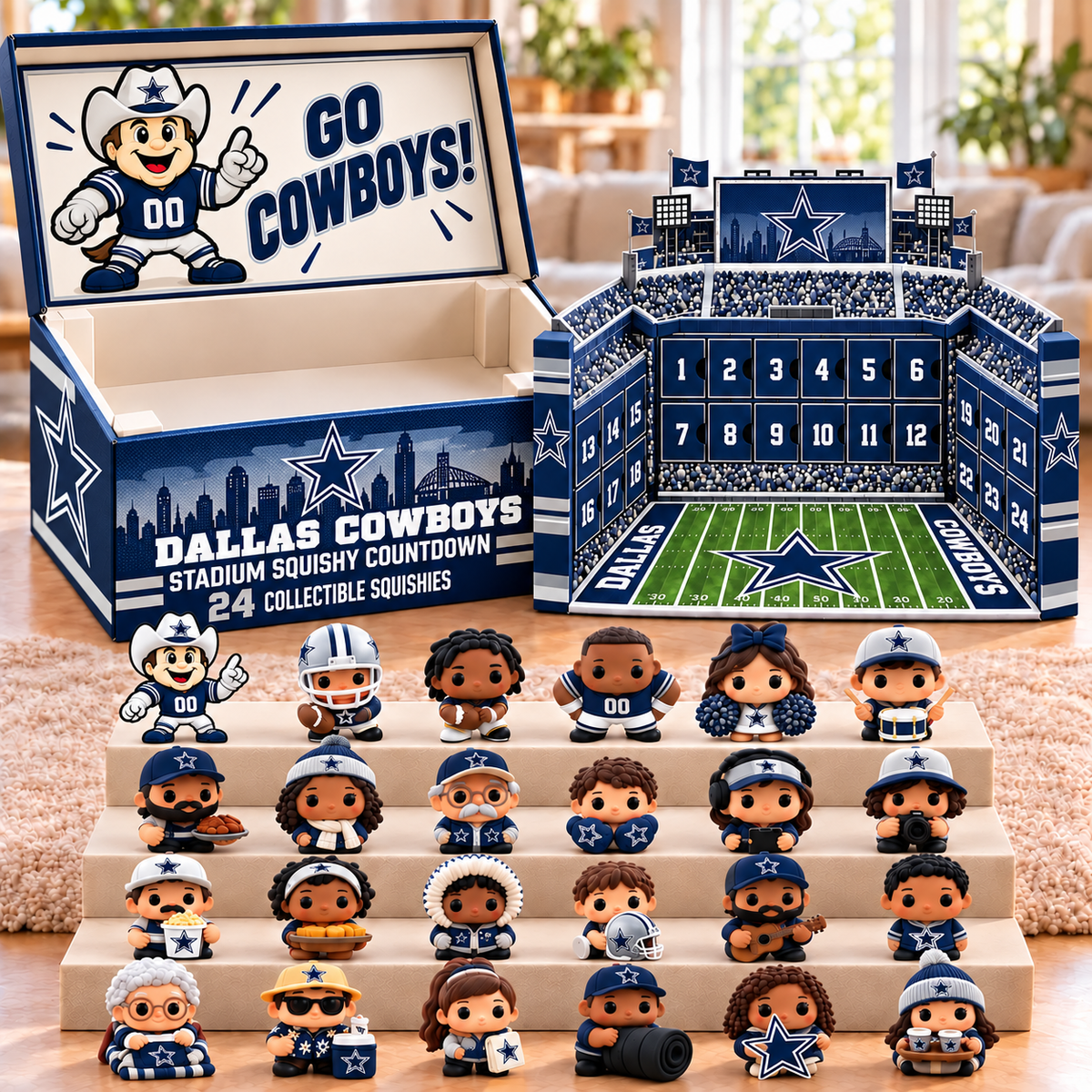 Premium NFL DC Stadium Squishy Advent Calendar V8