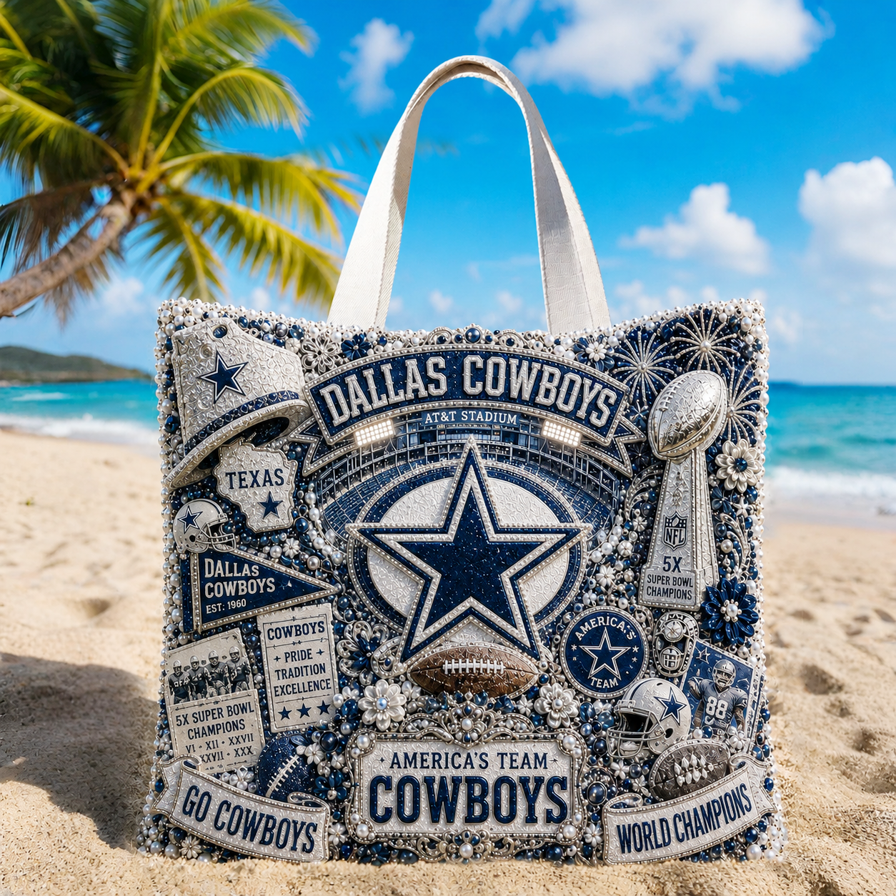 Premium NFL DC Summer Vibes Tote Bag
