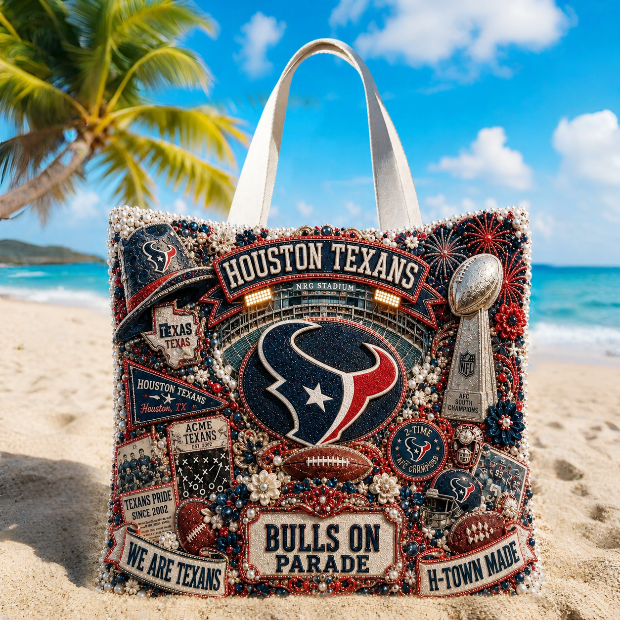 Premium NFL HT Summer Vibes Tote Bag