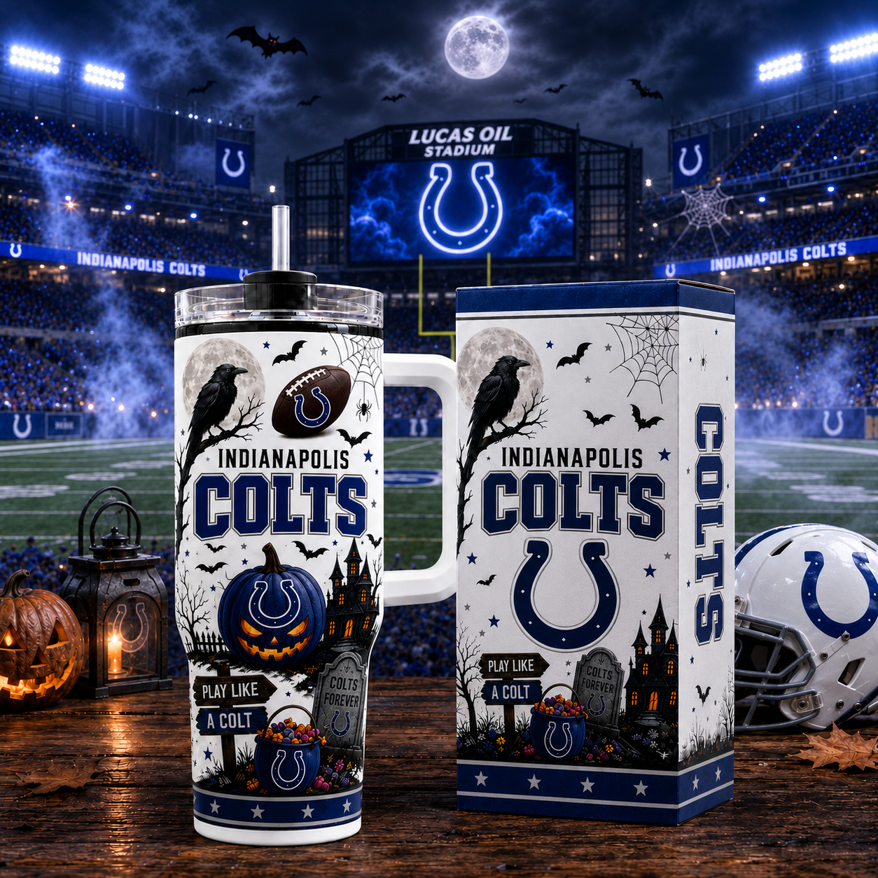 Premium NFL IC Halloween Spirit Insulated Tumbler