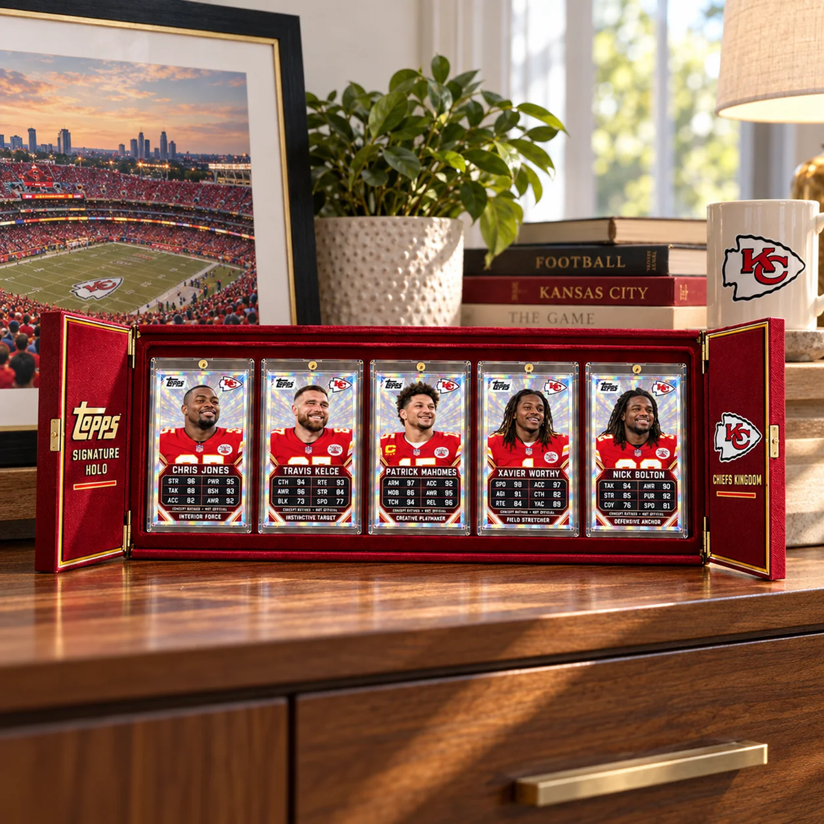 Premium NFL KC Card Collector‘s Box Set