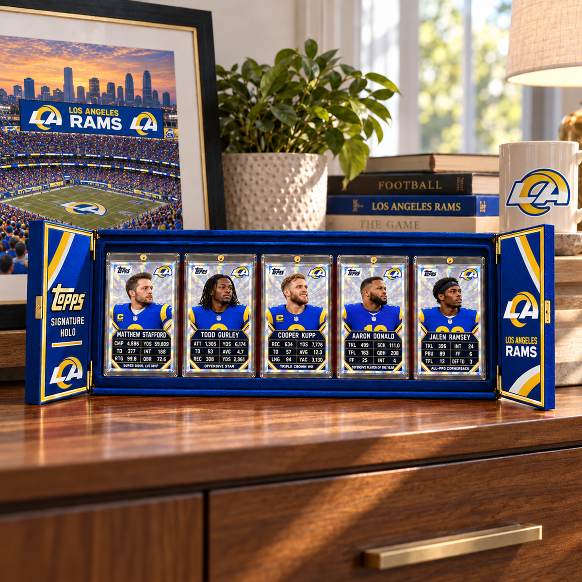 Premium NFL LAR Card Collector‘s Box Set