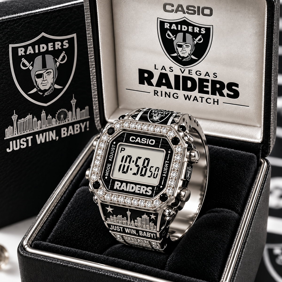 Premium NFL LV Gold Ring Watch