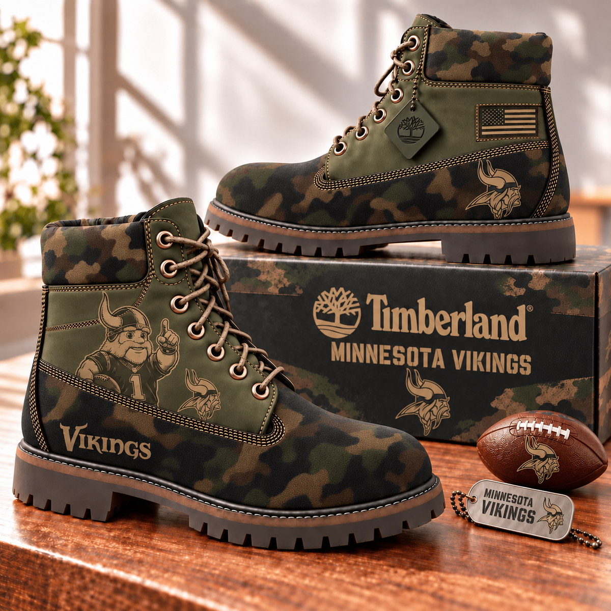 Premium NFL MV Camo Boots V3