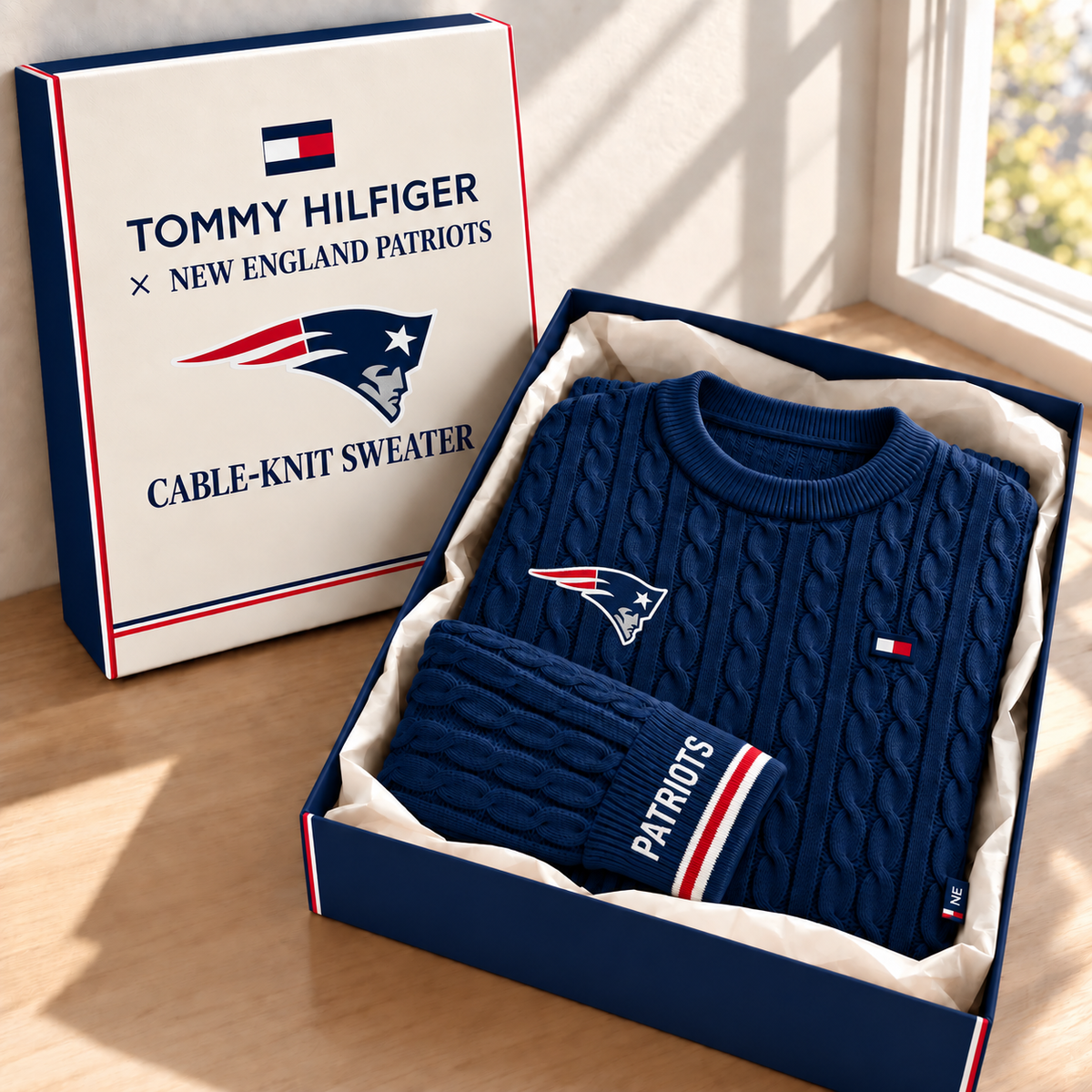 Premium NFL NEP Cable Knit Sweater