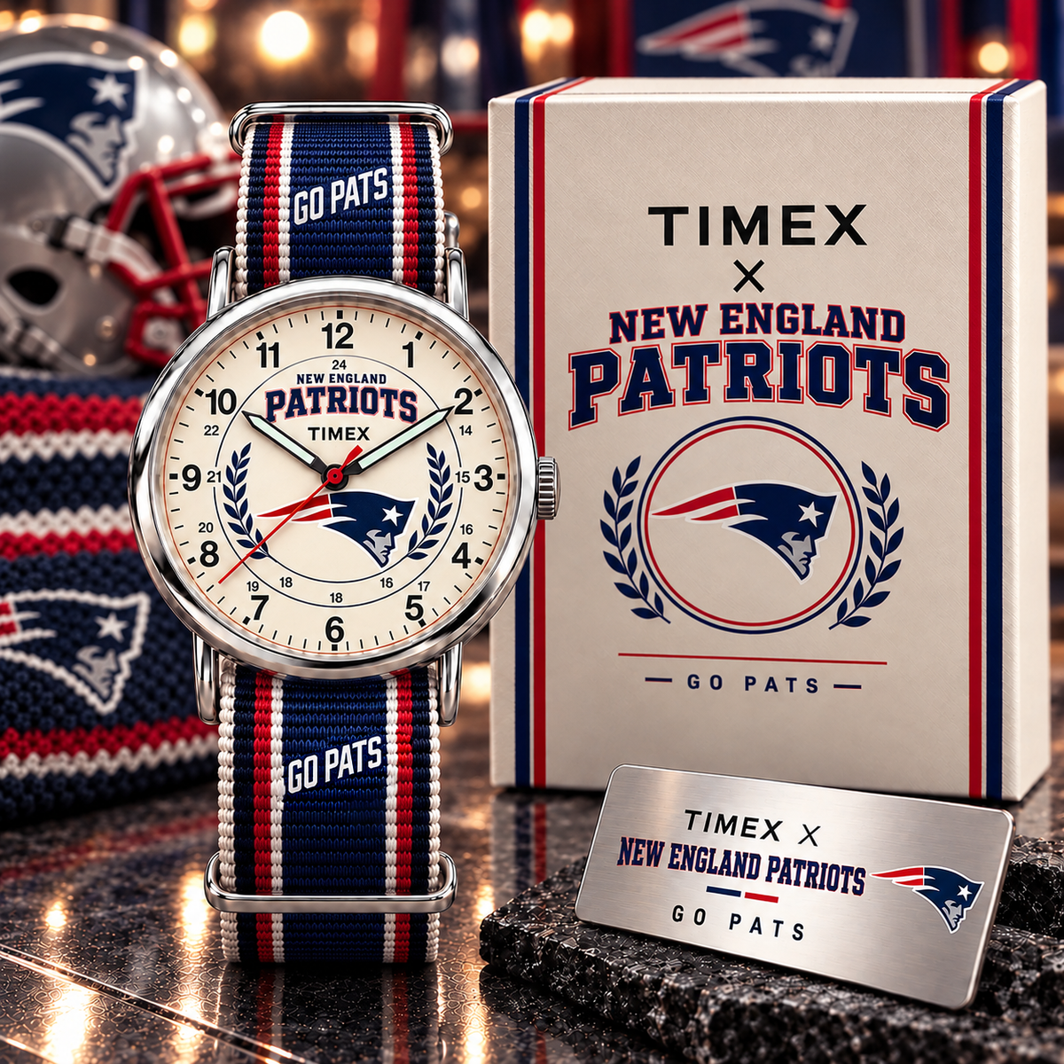 Premium NFL NEP Cream Dial Watch
