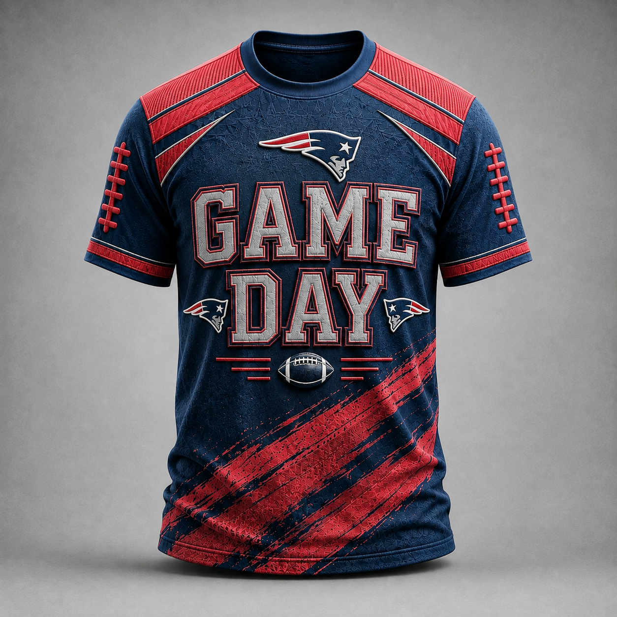 Premium NFL NEP Game Day Paint Splatter Performance T-Shirt