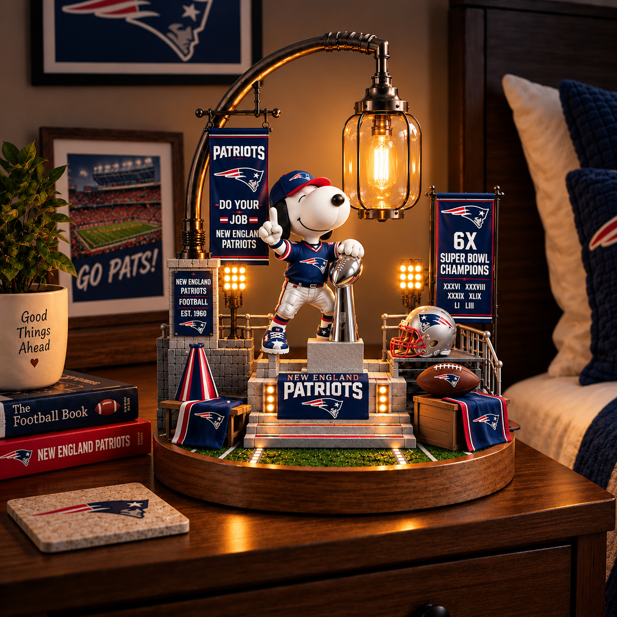 Premium NFL NEP x SNP Themed Bedside Lamp
