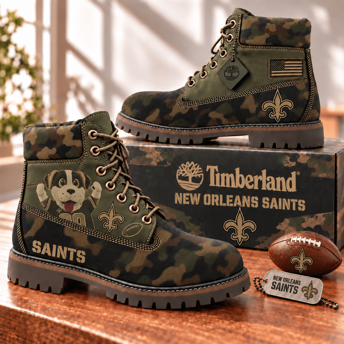 Premium NFL NOS Camo Boots V3