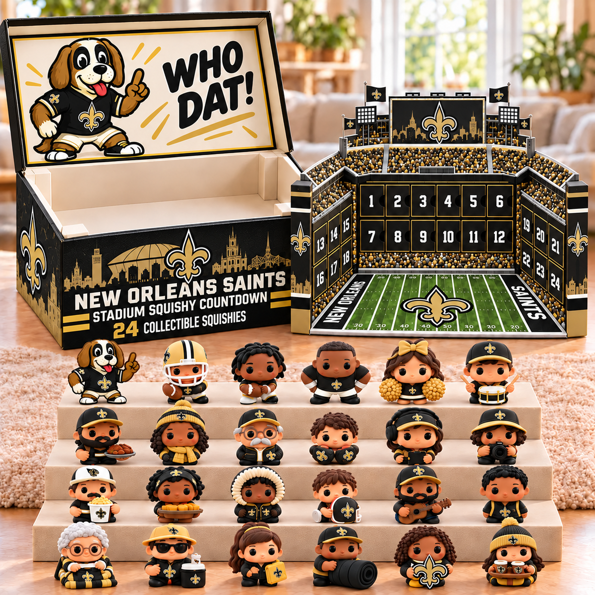 Premium NFL NOS Stadium Squishy Advent Calendar V8
