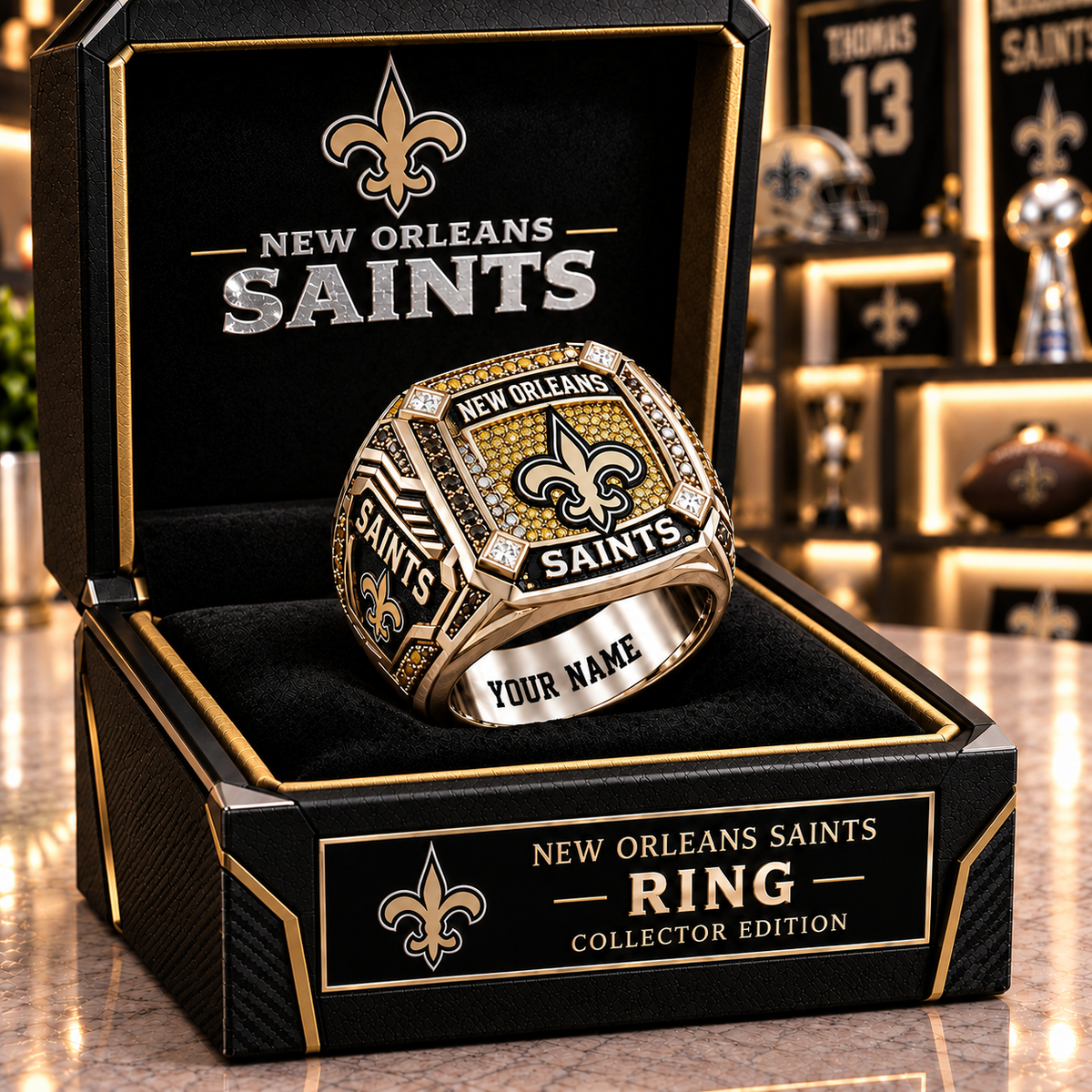 Premium NFL NOS Team Spirit Collector Ring