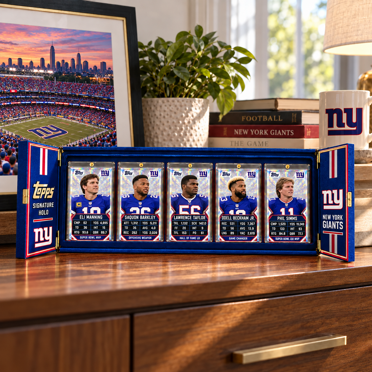 Premium NFL NYG Card Collector‘s Box Set