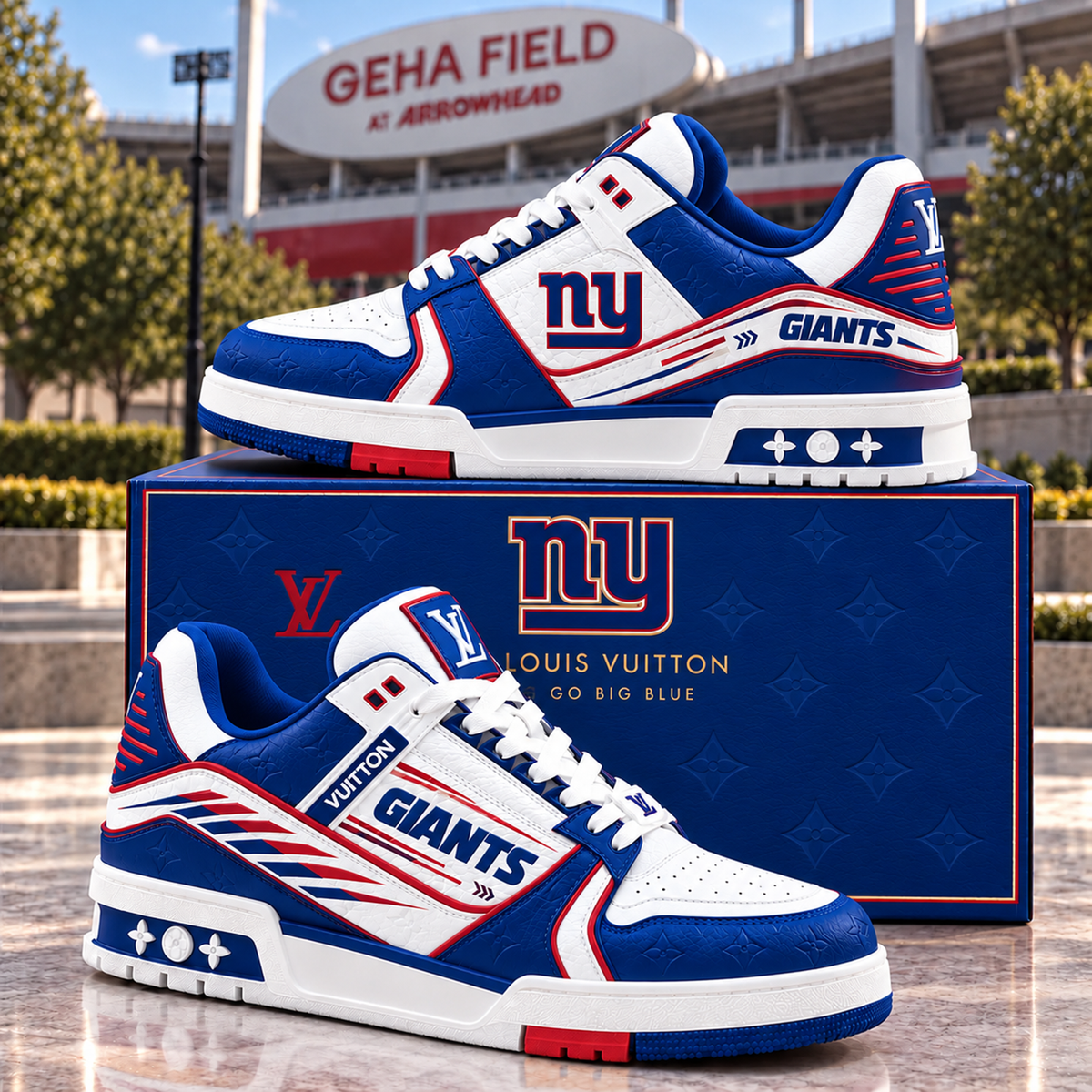 Premium NFL NYG Trainer Sneakers