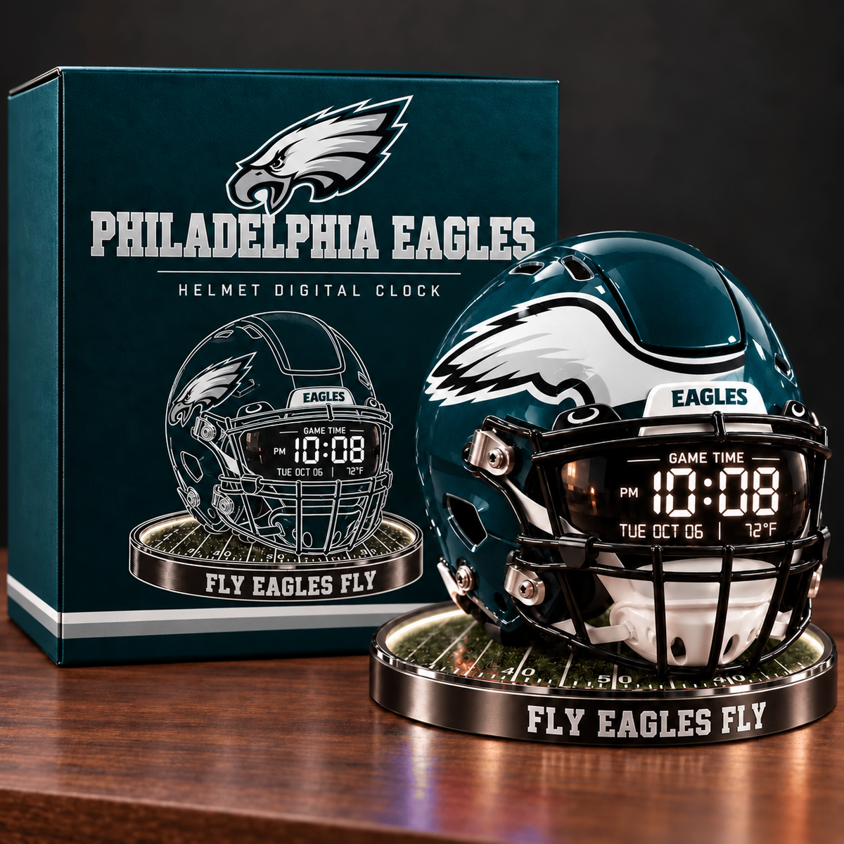 Premium NFL PE Special Digital Clock