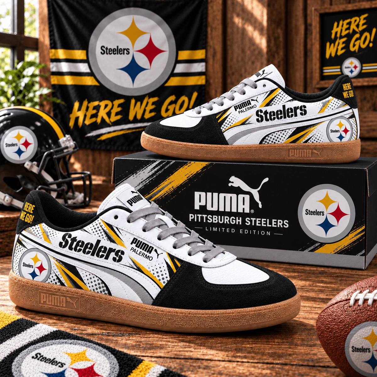 Premium NFL PIT Palermo Sneaker