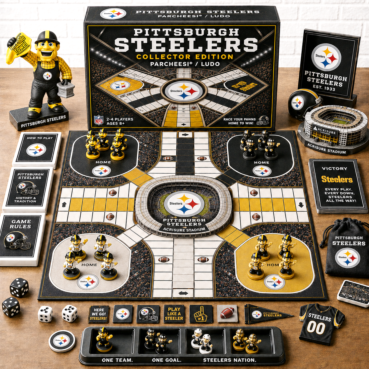 Premium NFL PS Collector’s Edition Parcheesi Board Game