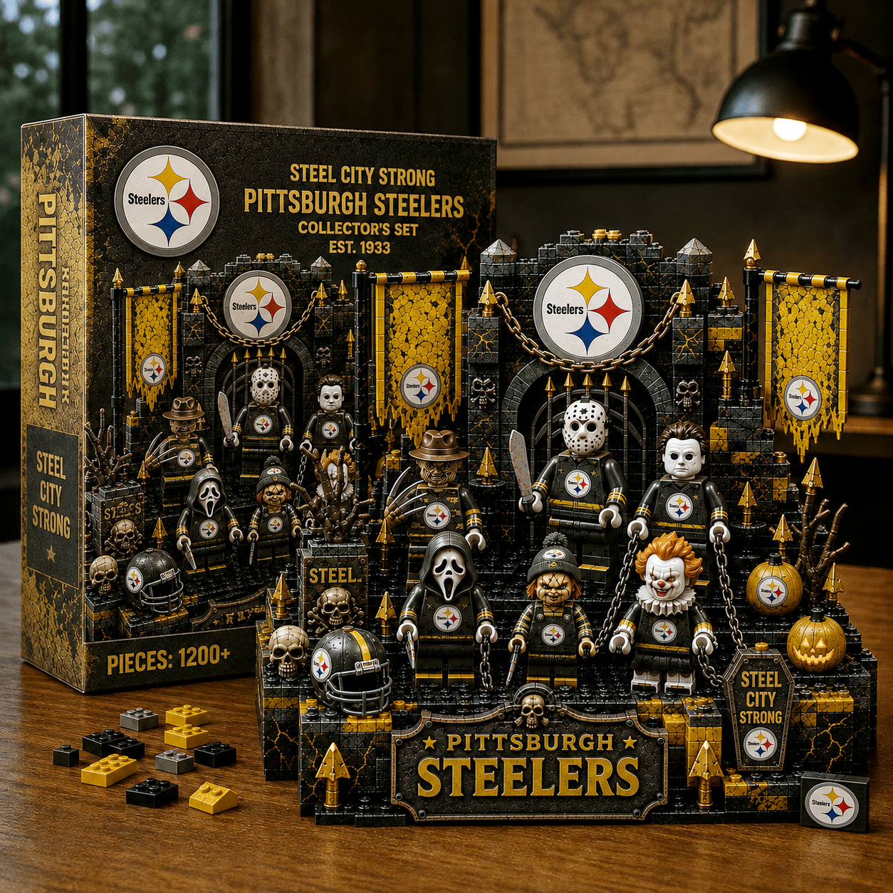 Premium NFL PS Halloween Building Block Collector’s Set