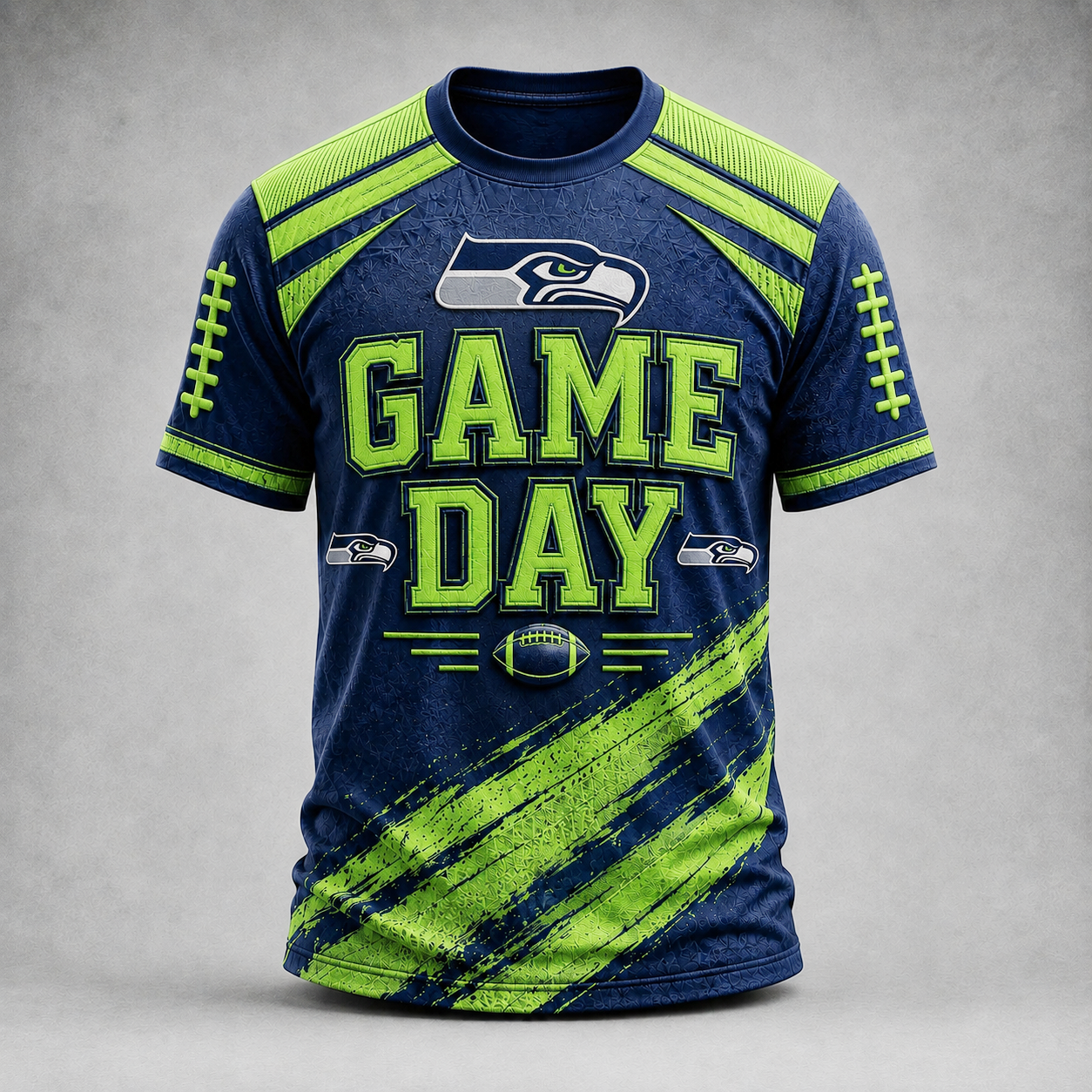 Premium NFL SS Game Day Paint Splatter Performance T-Shirt