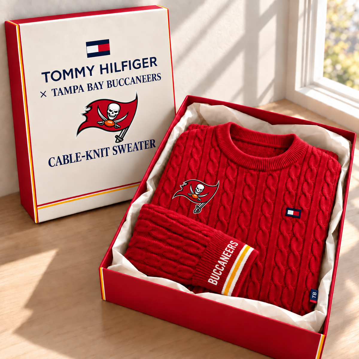 Premium NFL TBB Cable Knit Sweater