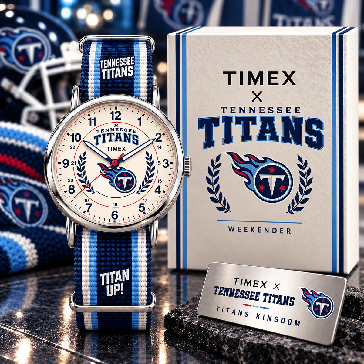 Premium NFL TT Cream Dial Watch