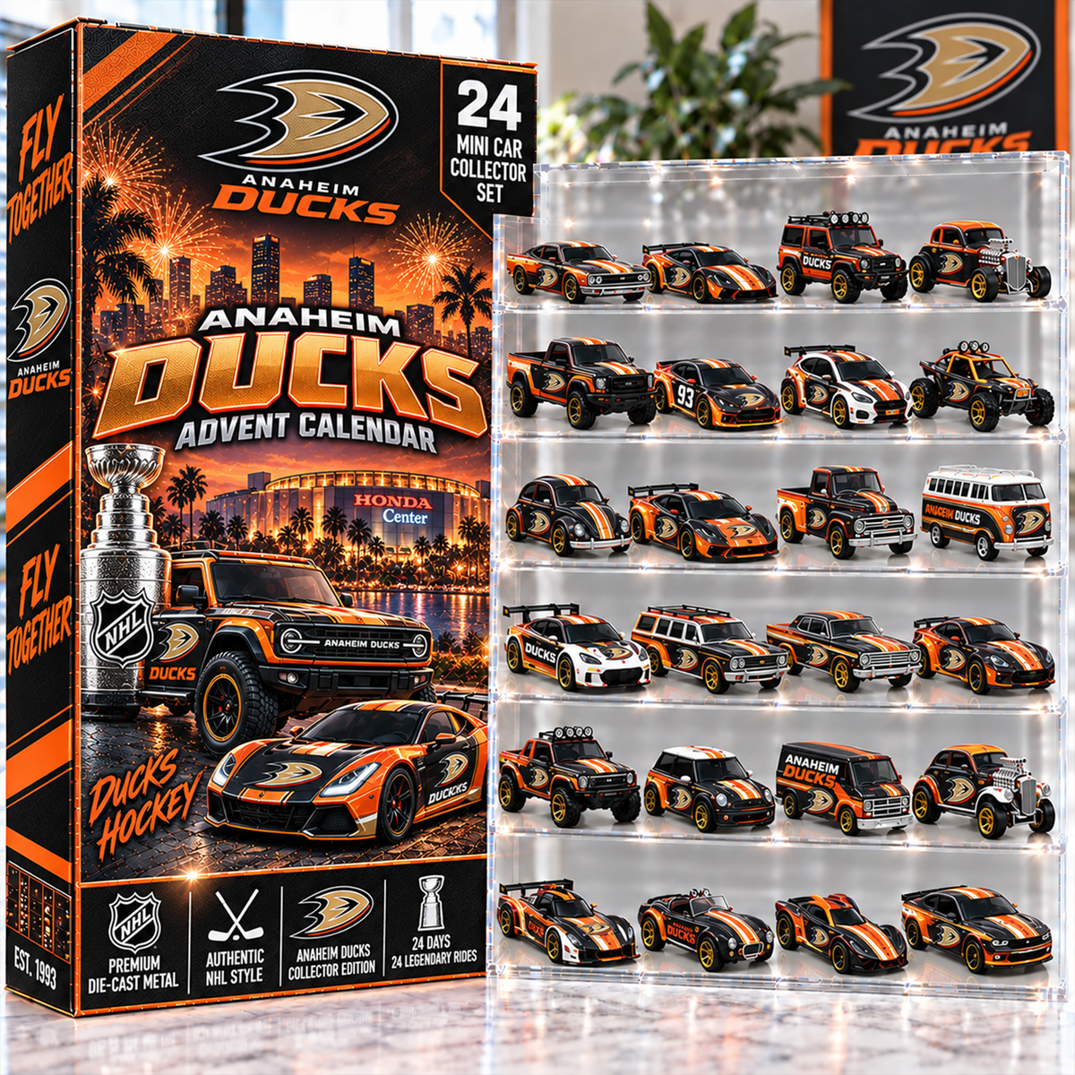 Premium NHL AD Mini Car Advent Calendar V4