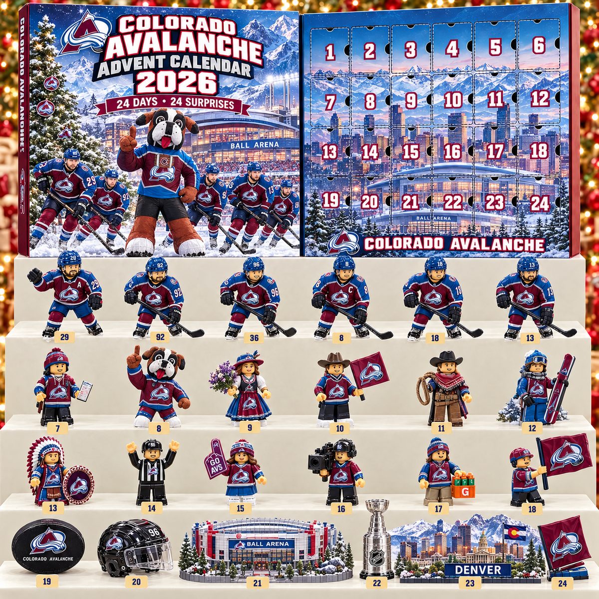 Premium NHL CA 24-Piece Hockey Collectible Advent Calendar V2