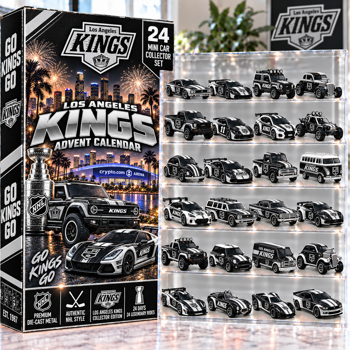 Premium NHL LAK Mini Car Advent Calendar V4