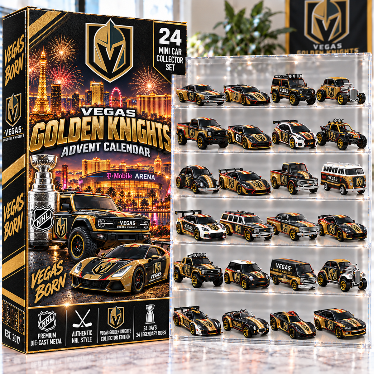 Premium NHL VEG Mini Car Advent Calendar V4