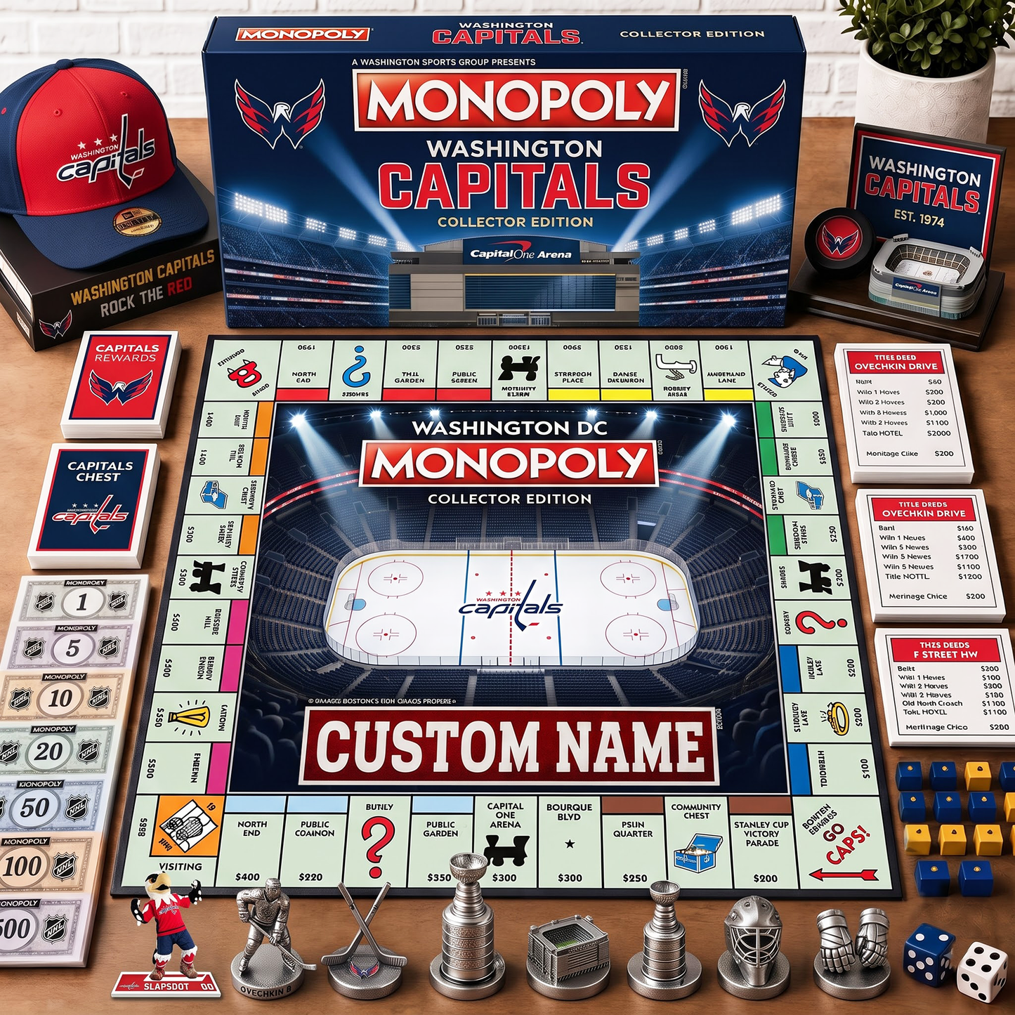 Premium NHL WAS Collector’s Edition Board Game Custom name