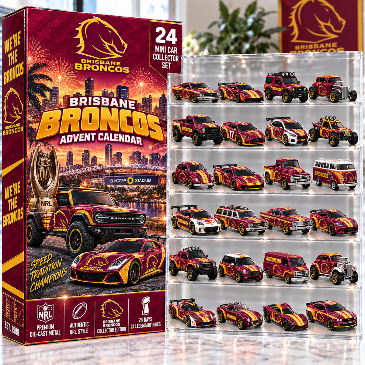 Premium NRL BB Mini Car Advent Calendar V4