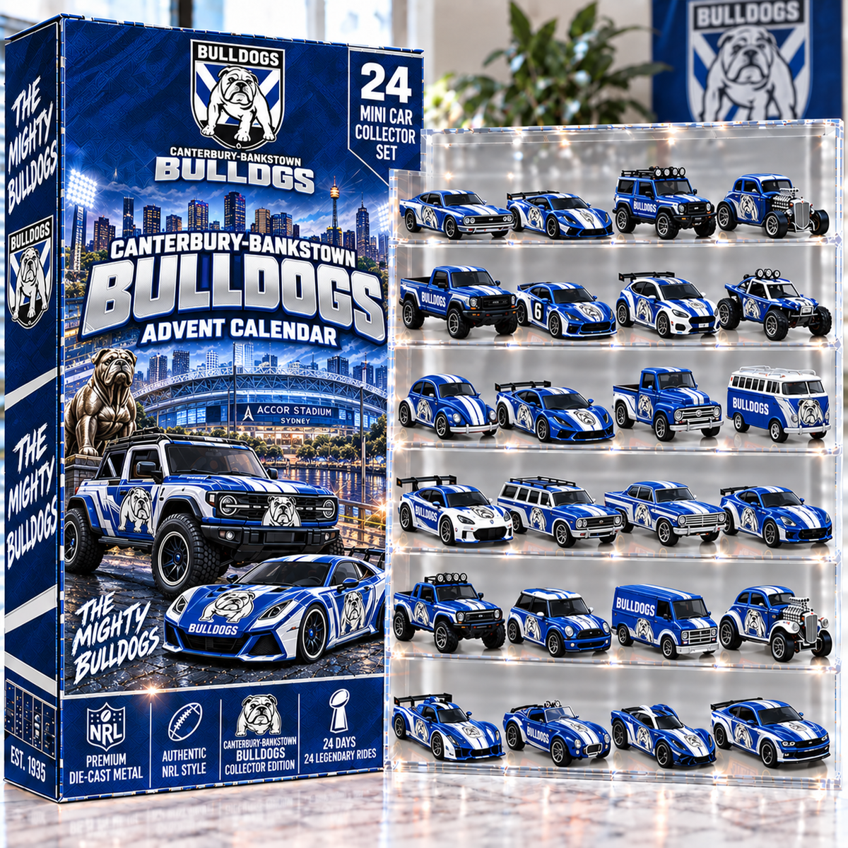 Premium NRL CBB Mini Car Advent Calendar V4
