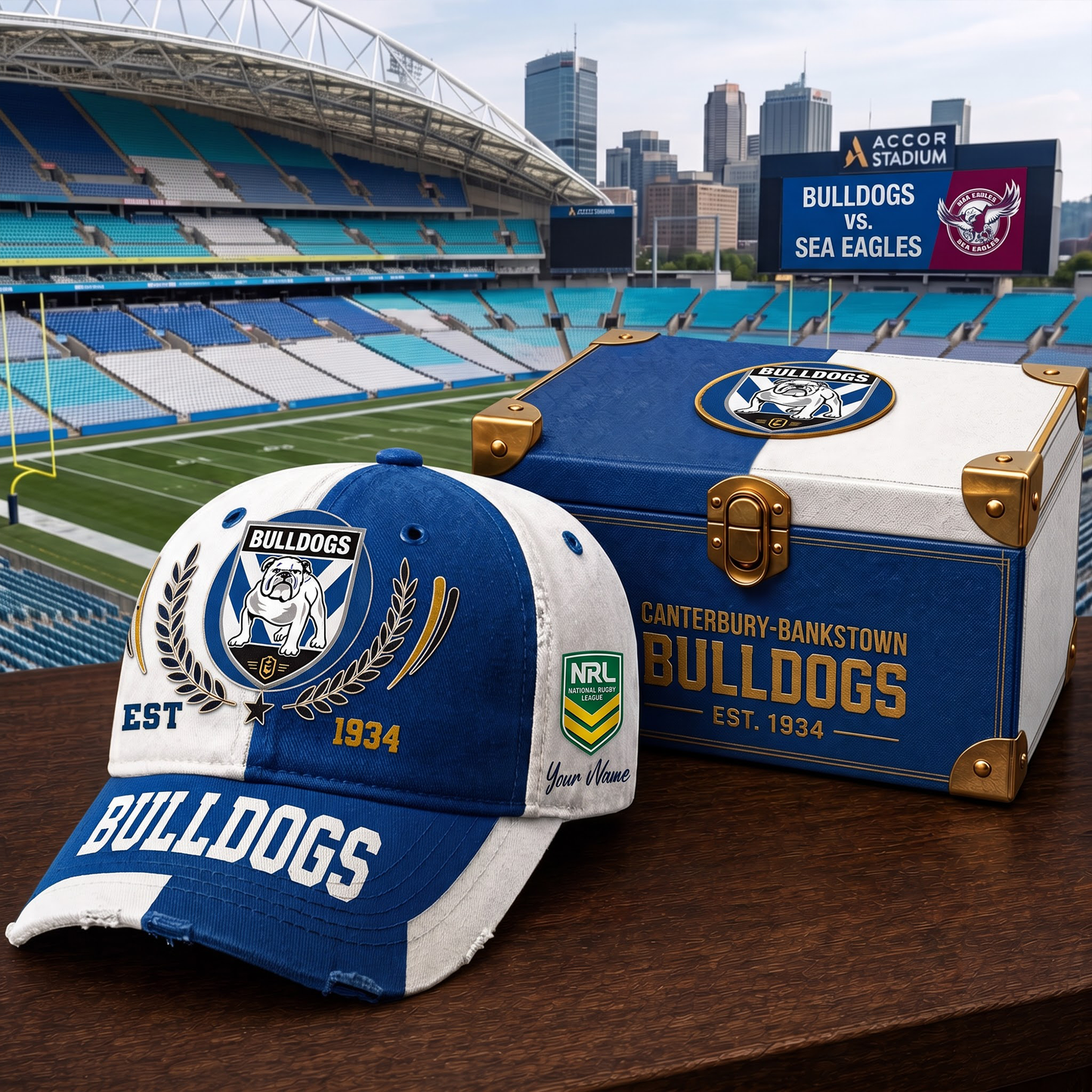 Premium NRL CBB Vintage Heritage Distressed Cap V2