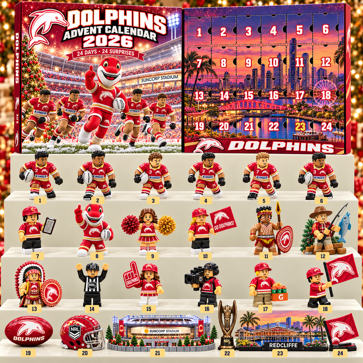 Premium NRL DOL 24-Piece Rugby Collectible Advent Calendar V2
