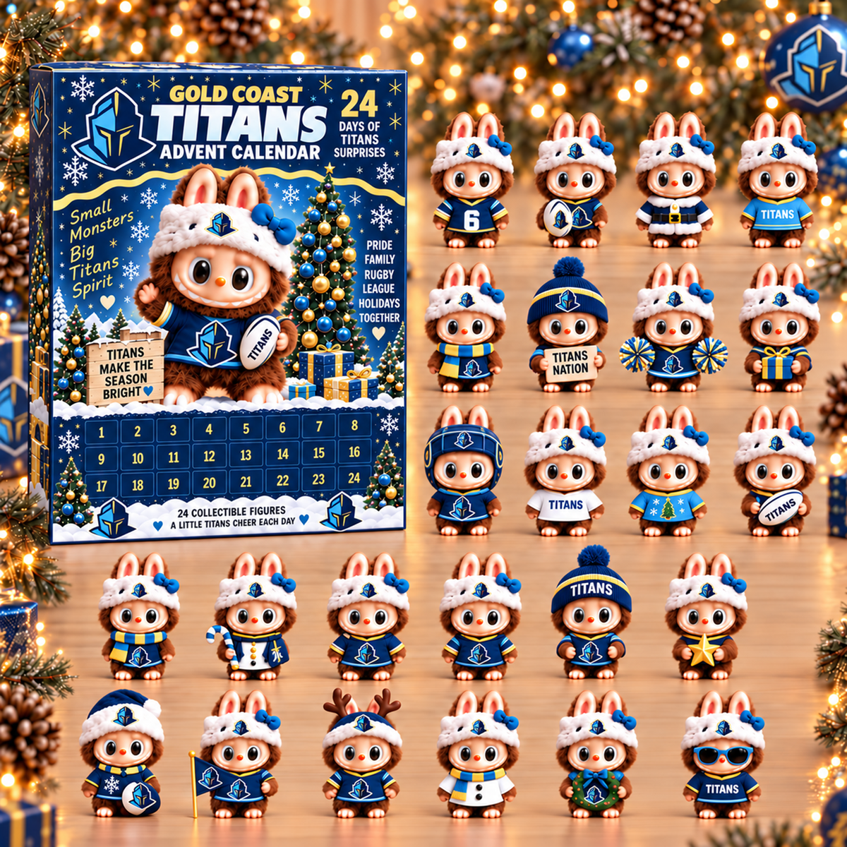Premium NRL GCT x Labubu Christmas Avent Calendar V7