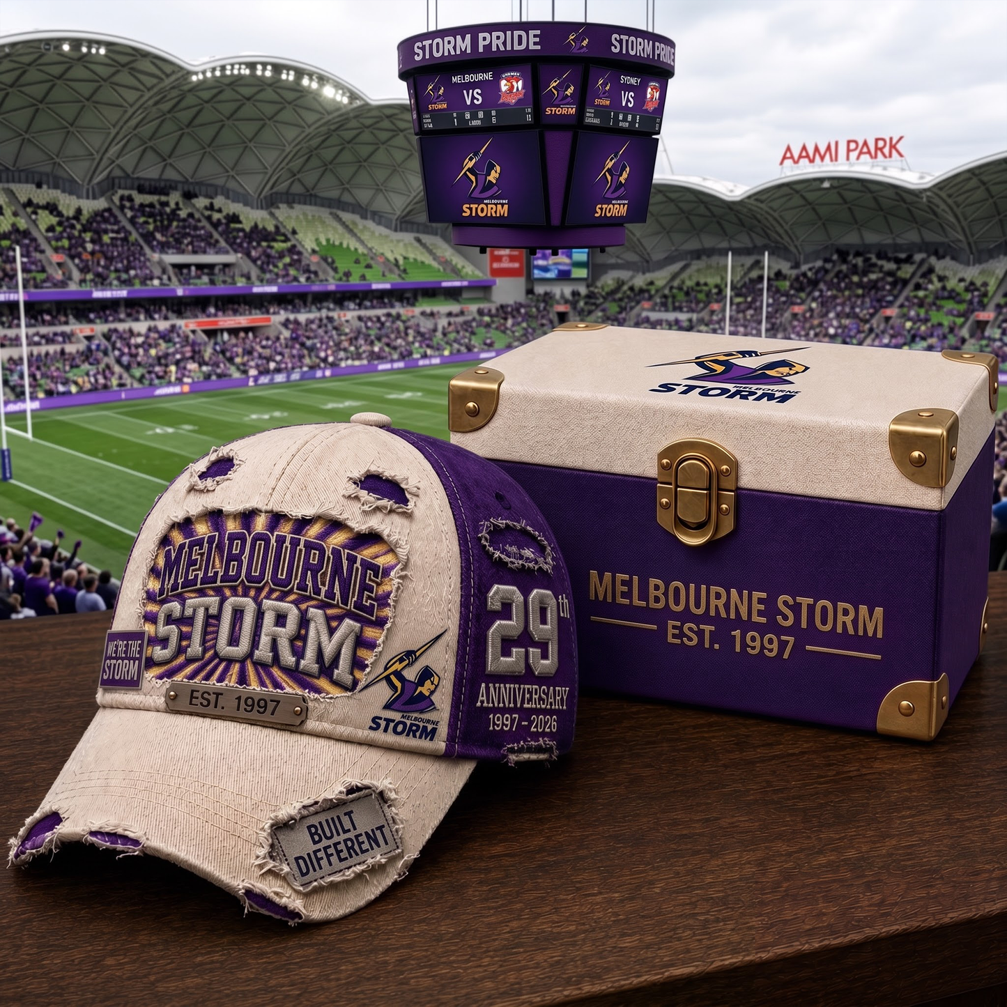Premium NRL MS Anniversary Distressed Cap