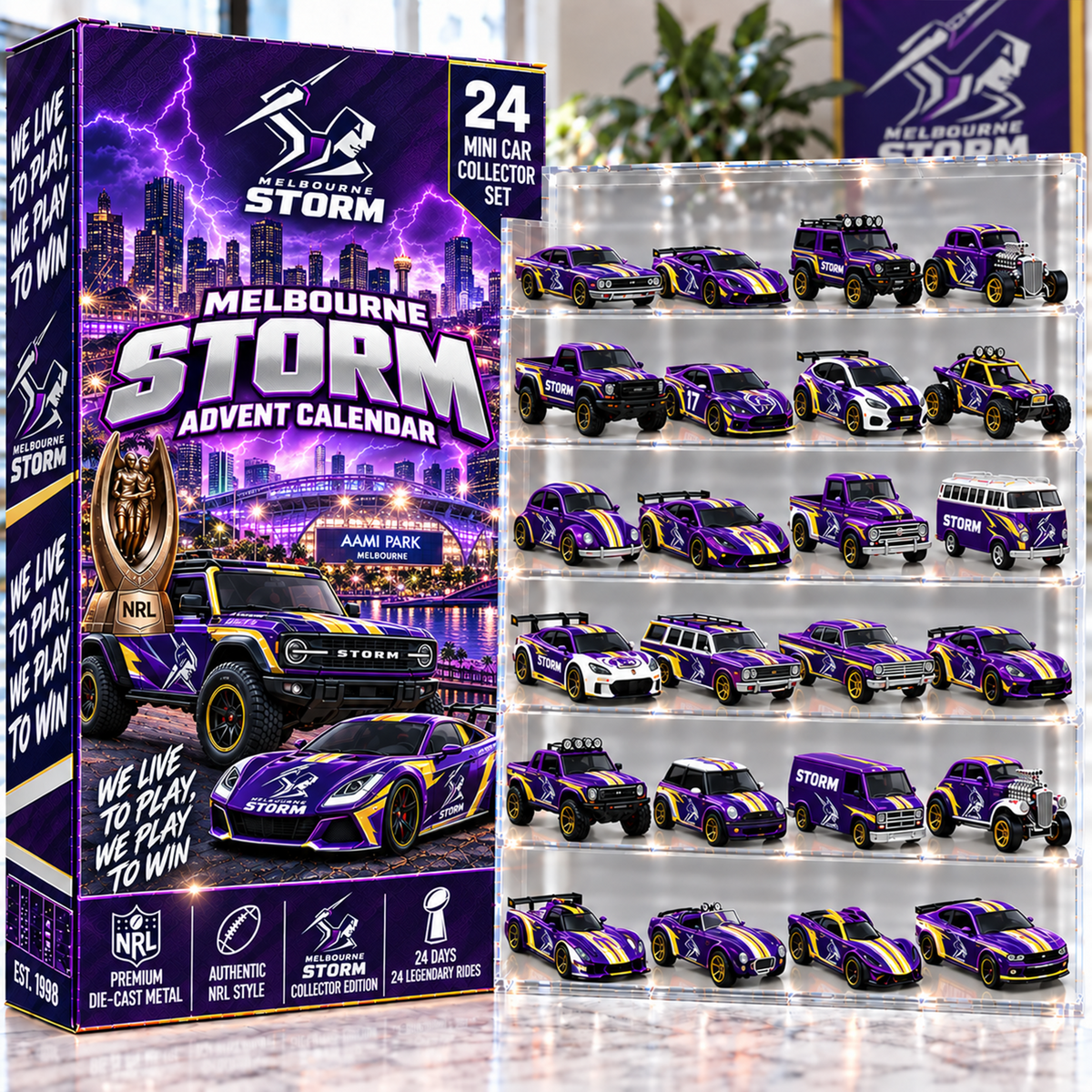 Premium NRL MS Mini Car Advent Calendar V4
