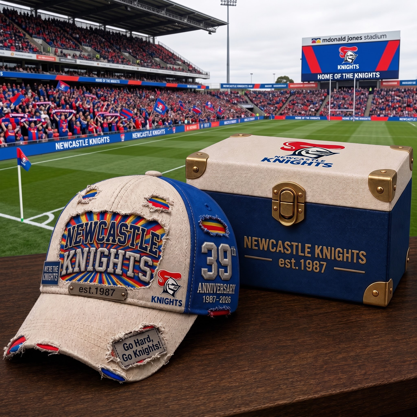 Premium NRL NK Anniversary Distressed Cap