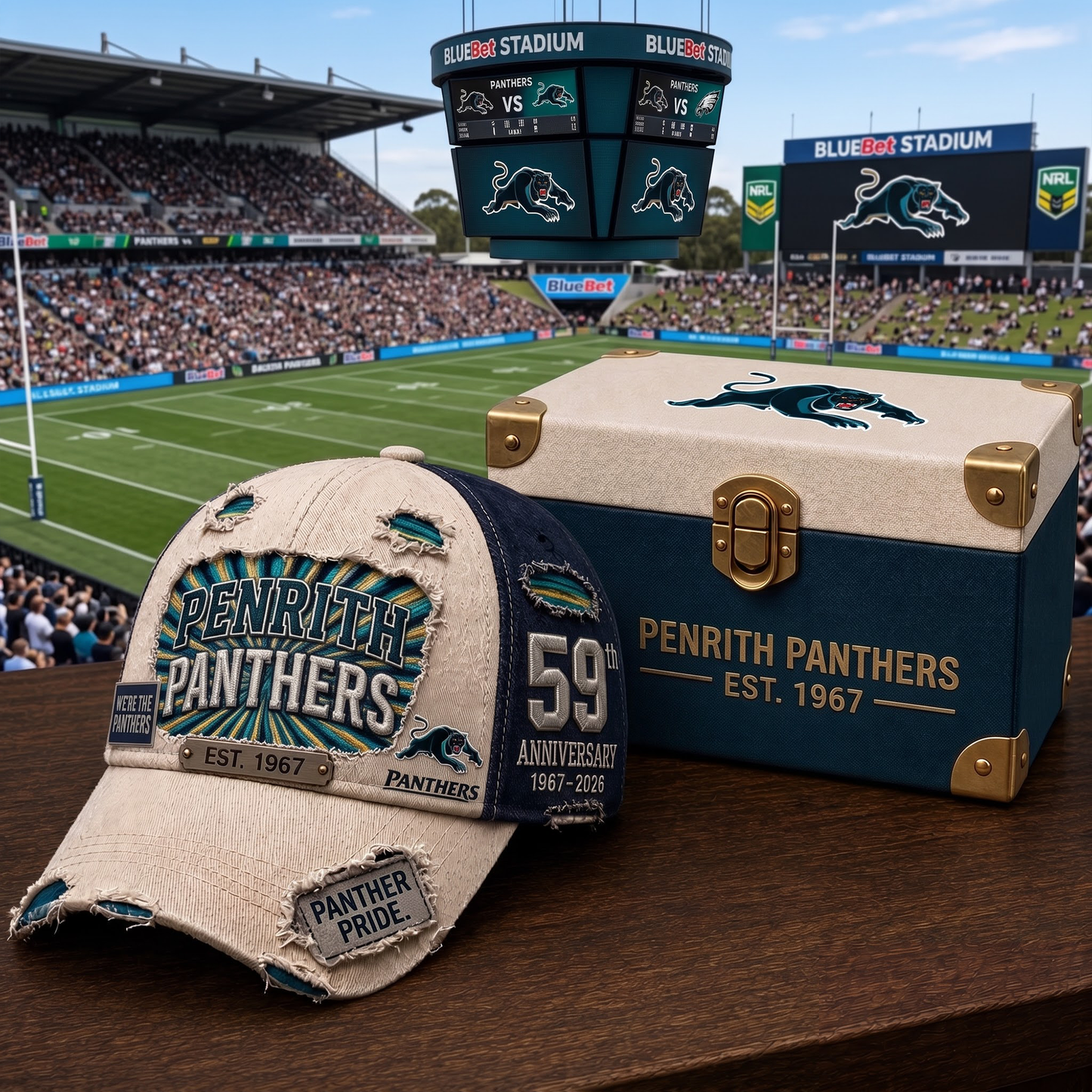 Premium NRL PP Anniversary Distressed Cap