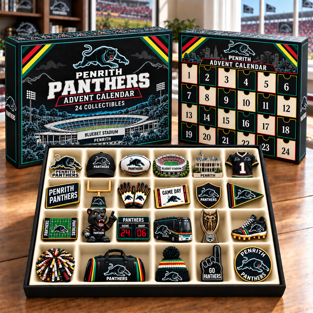Premium NRL PP Team Spirit 24-Piece Advent Calendar V3