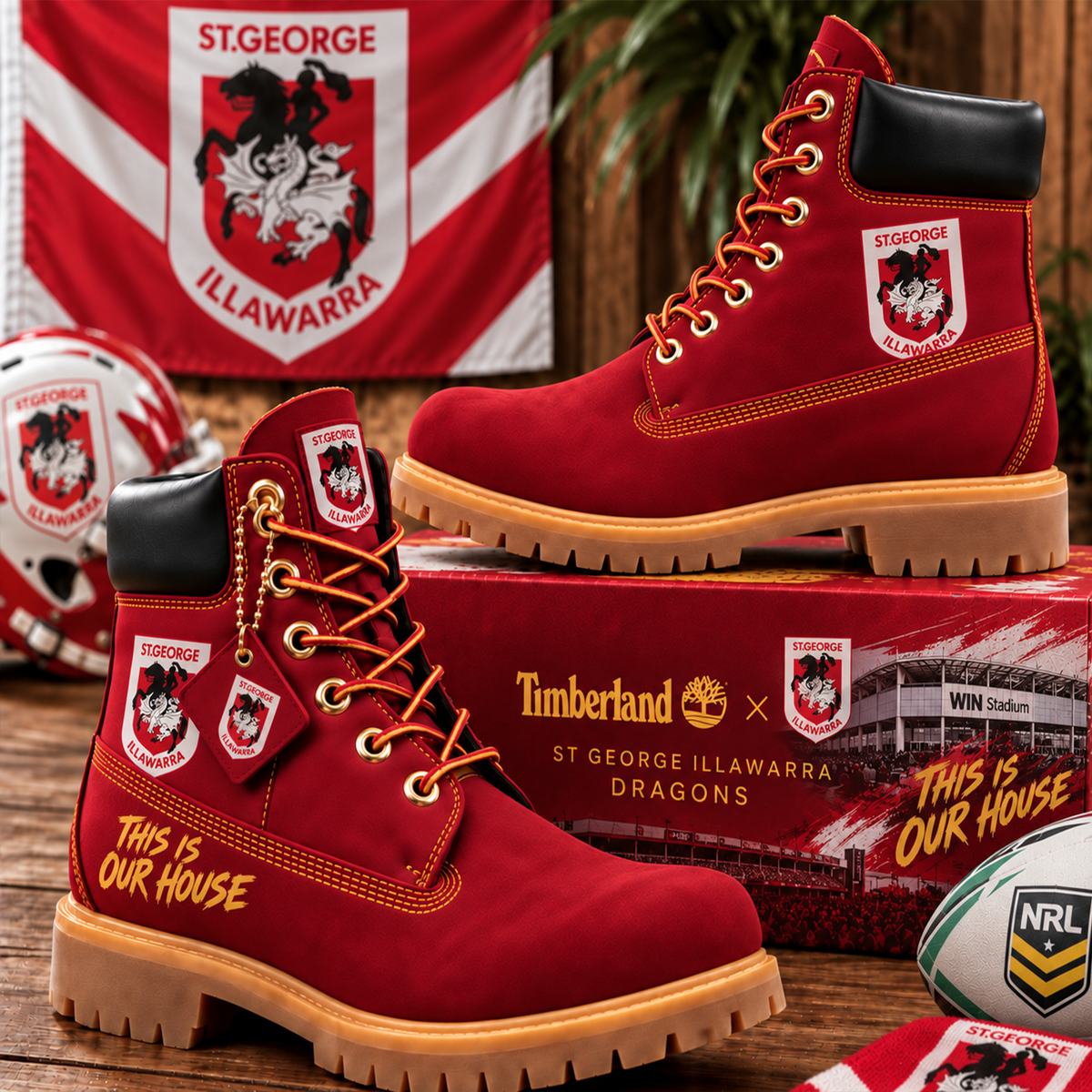 Premium NRL SGID Heritage Boots