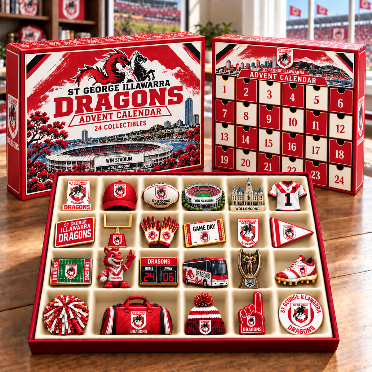 Premium NRL SGID Team Spirit 24-Piece Advent Calendar V3