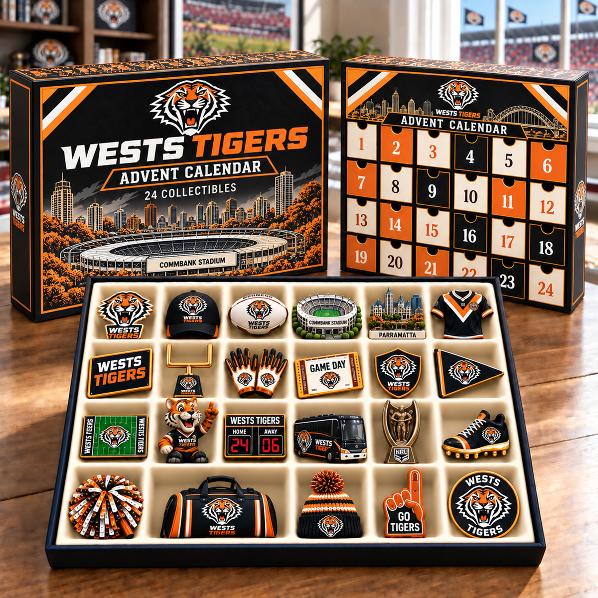 Premium NRL WT Team Spirit 24-Piece Advent Calendar V3