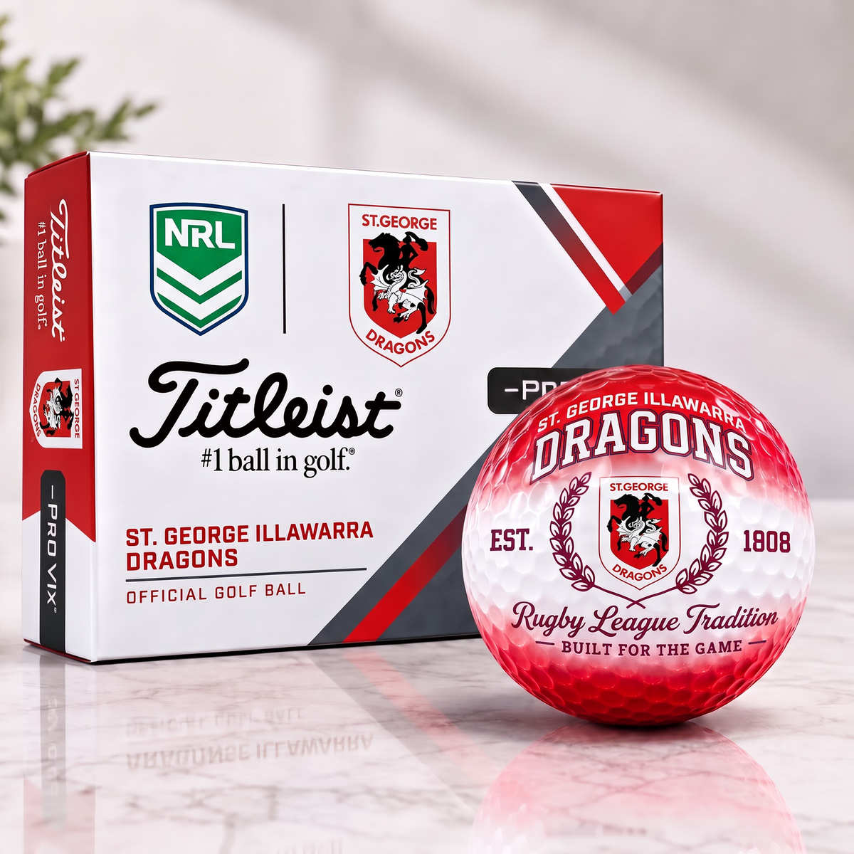 SGI X Custom NRL Football Tradition Golf Ball Set